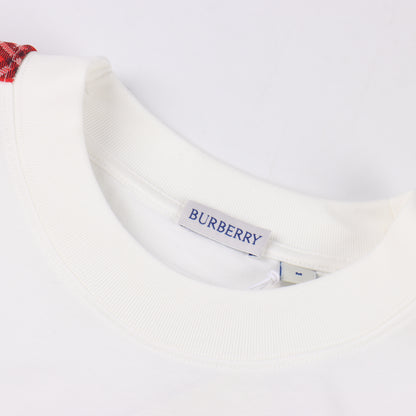 BURBERRY T-SHIRT - SCHWARZ / WEIß - SUPER CLONE 260g