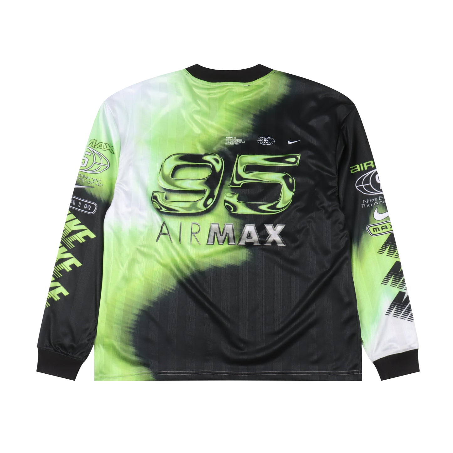 NIKE AIR MAX 95 CULTURE OF FOOTBALL LONGSLEEVE– mit Tags – 1:1 HIGH END