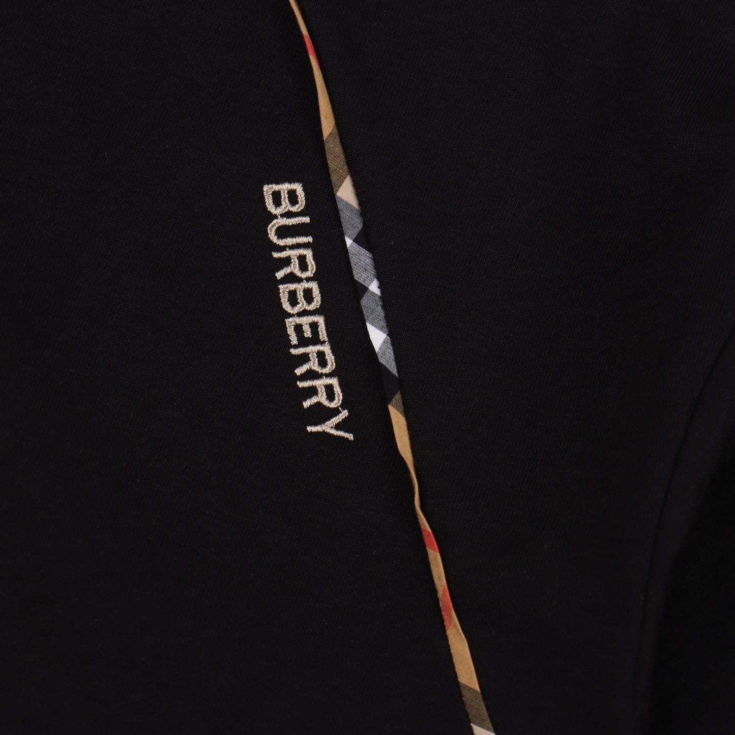 BURBERRY T-SHIRT - SCHWARZ / WEIß - SUPER CLONE 260g