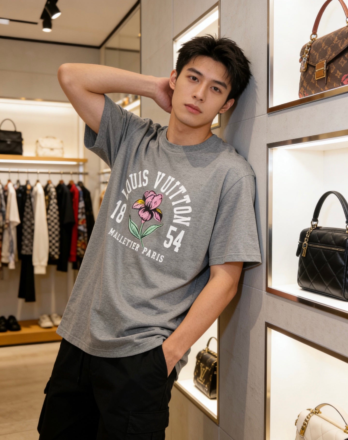 LOUIS VUITTON T-SHIRT - SUPER CLONE