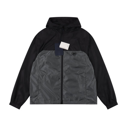 PRADA Re-Nylon Contrast Windbreaker - SUPER CLONE