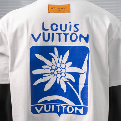 LOUIS VUITTON FLOWER PRINT T-SHIRT– 1:1 HIGH END