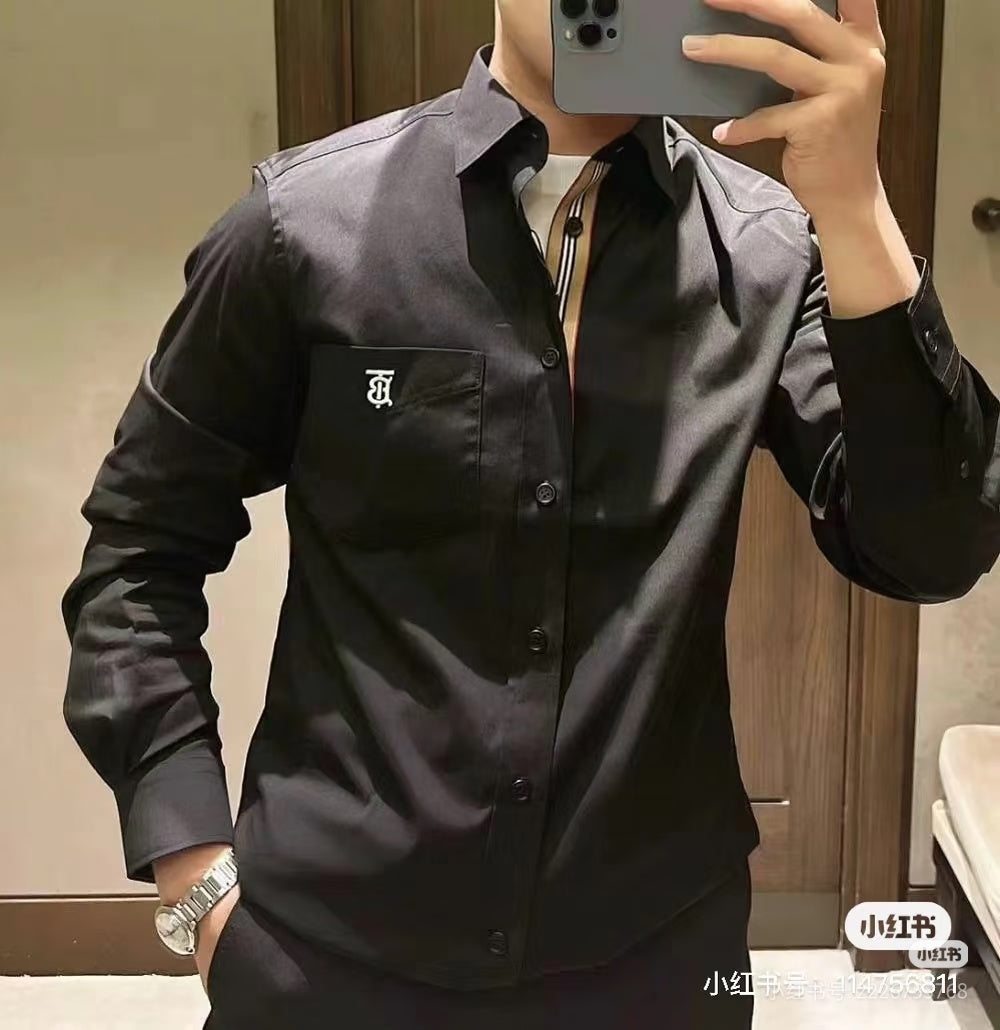 BURBERRY TB ESSENTIAL SHIRT - SUPER CLONE