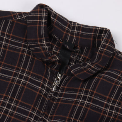 CHROME HEARTS ZIP SHIRT – VINTAGE CHECK EDITION – mit Tags – 1:1 HIGH END