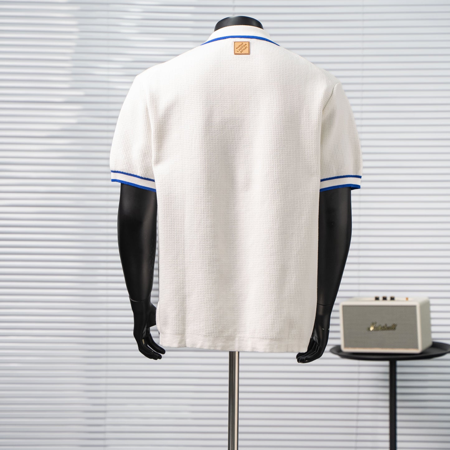 LOUIS VUITTON WAFFLE KNIT POCKET POLO SHIRT– 1:1 HIGH END