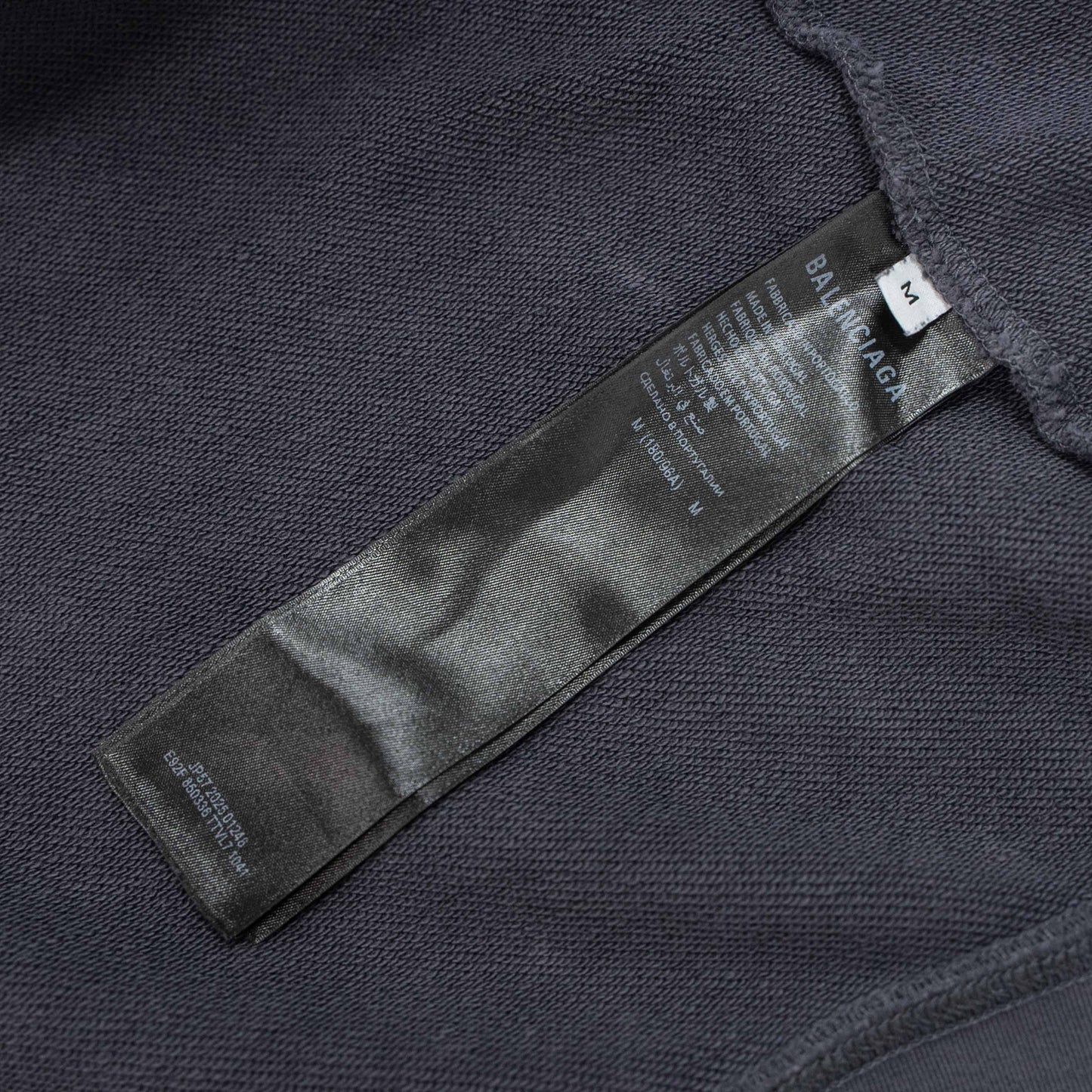 BALENCIAGA OVERSIZED DISTRESSED ZIP-UP HOODIE – 1:1 HIGH END