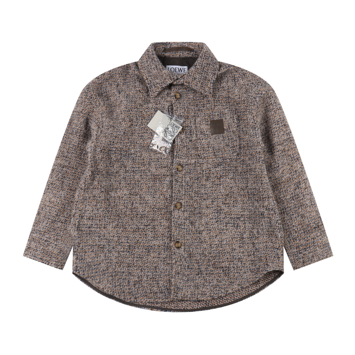 LOEWE WOOL BLEND OVERSHIRT - SUPER CLONE
