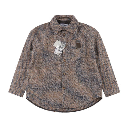 LOEWE WOOL BLEND OVERSHIRT - SUPER CLONE