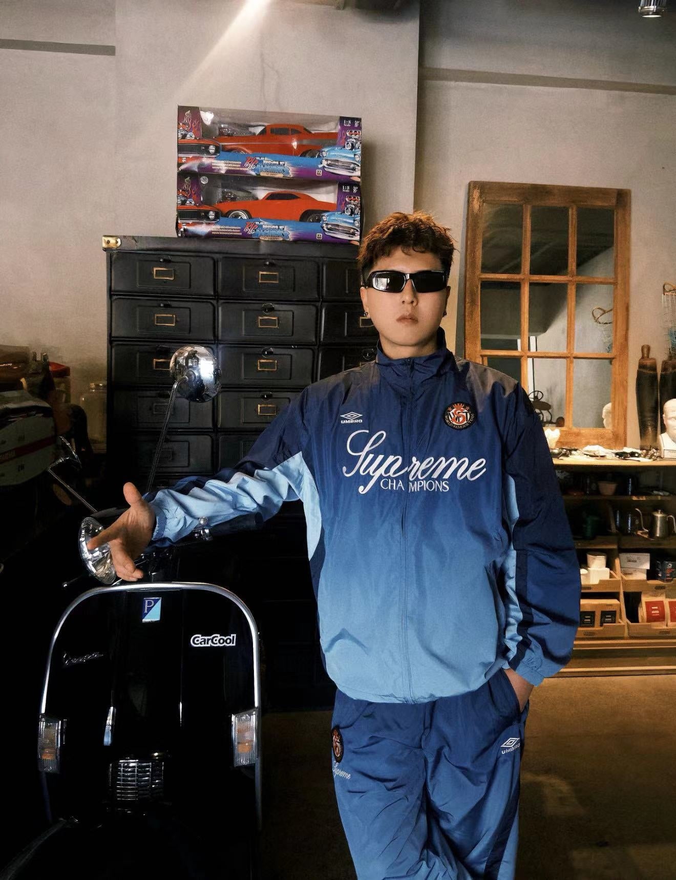 SUPREME x UMBRO Gradient Track Suit – 1:1 HIGH END