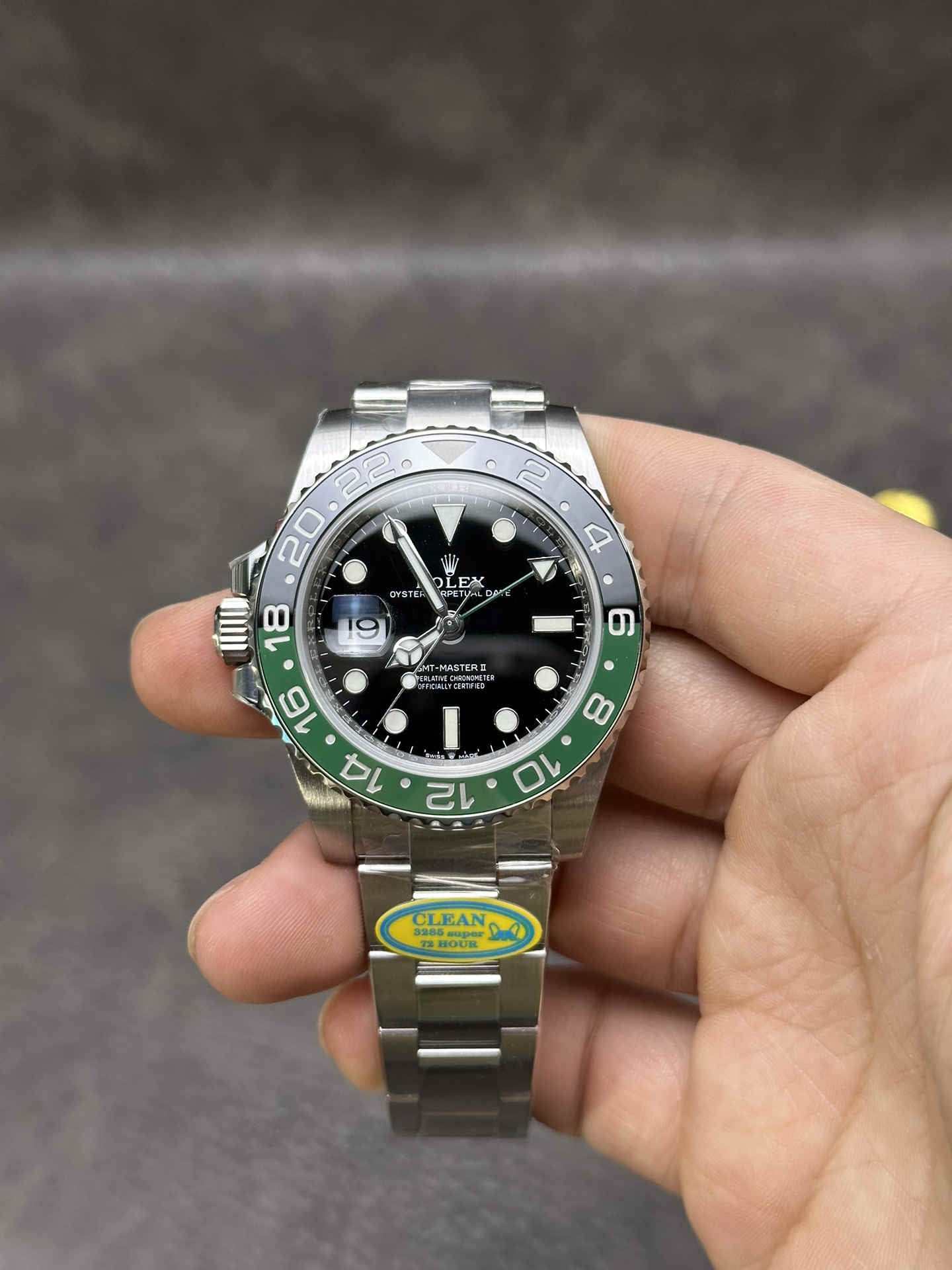 Rolex Datejust 41 mm, cadran gris, lunette plate - SUPER CLONE - MOUVEMENT SUISSE - Bracelet Jubilee