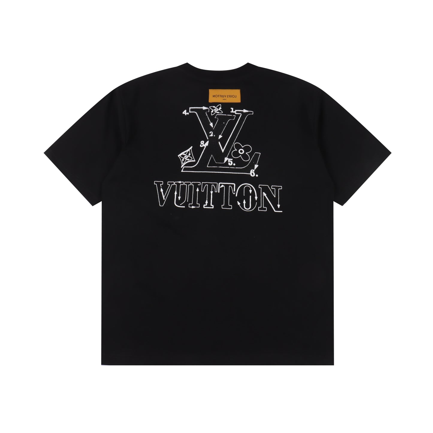 LOUIS VUITTON T-SHIRT - SCHWARZ / WEIß - SUPER CLONE 260g