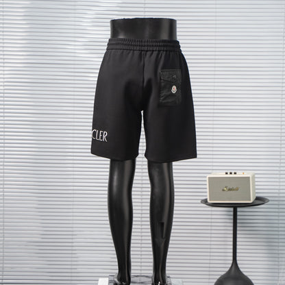 MONCLER EMBROIDERED LOGO SWEAT SHORTS – 1:1 HIGH END