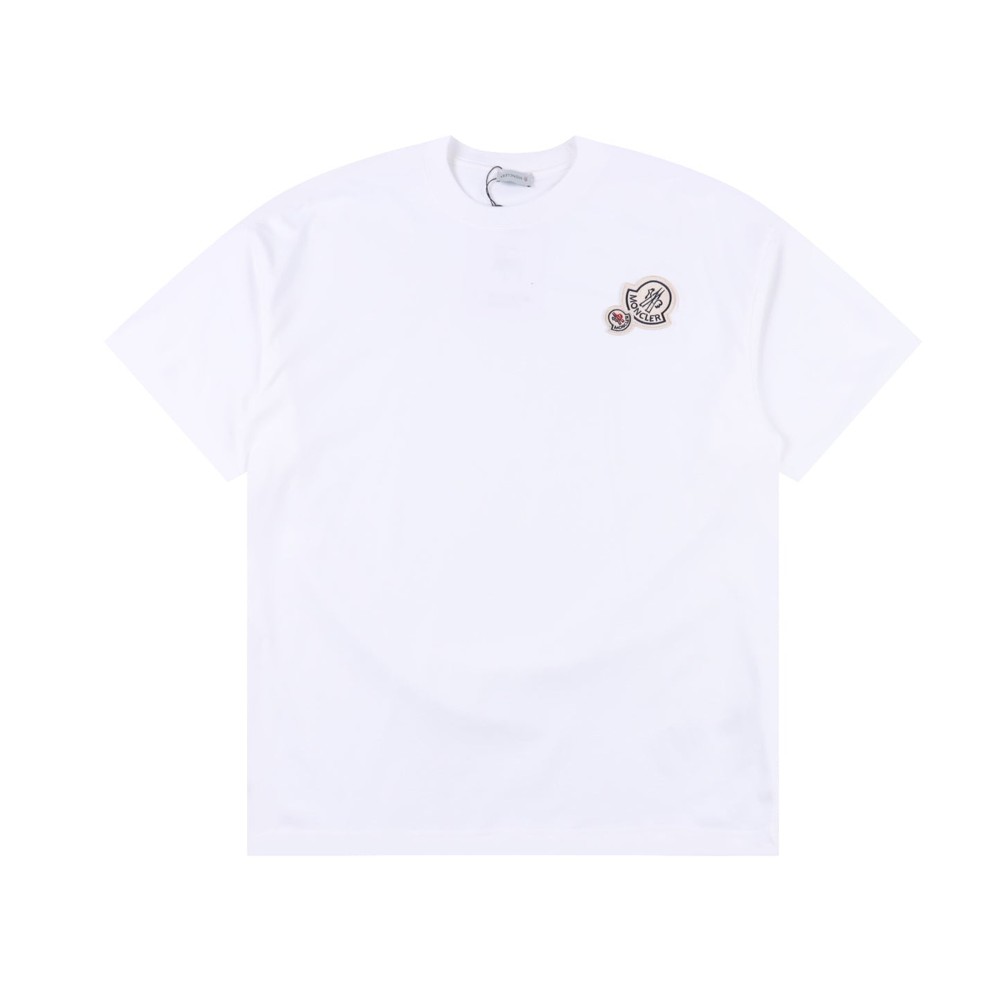 MONCLER T-SHIRT - SCHWARZ / WEIß - SUPER CLONE 260g