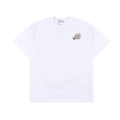 MONCLER T-SHIRT - SCHWARZ / WEIß - SUPER CLONE 260g