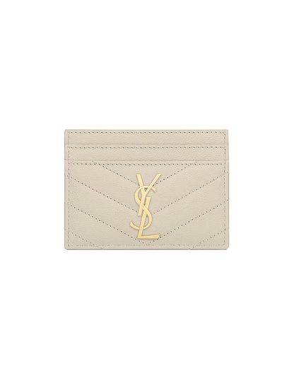 SAINT LAURENT CASSANDRA MATELASSE CARD CASE - 1:1 HIGH END