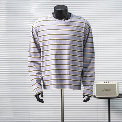PRADA STRIPED LONG SLEEVE T-SHIRT– 1:1 HIGH END