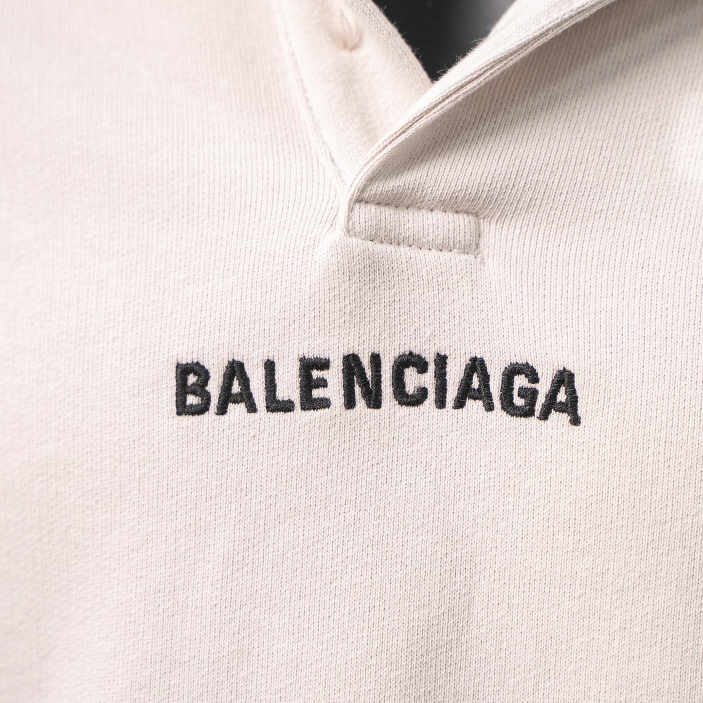 BALENCIAGA EMBROIDERED LOGO V-NECK HOODIE– 1:1 HIGH END