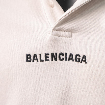 BALENCIAGA EMBROIDERED LOGO V-NECK HOODIE– 1:1 HIGH END