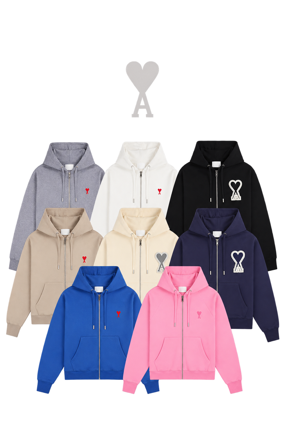 AMI HOODIE COLLECTION – MULTIPLE DESIGNS – HIGH QUALITY 1:1
