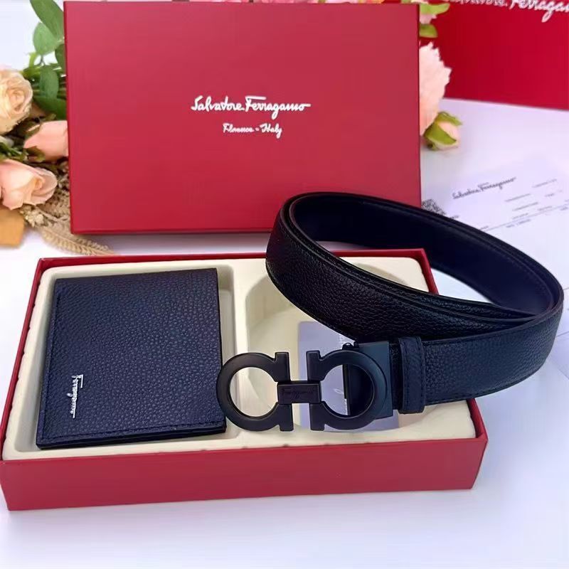 GÜRTEL & WALLET SETS - VERSCHIEDENE MARKEN - OVP MIT BOX