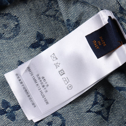 LOUIS VUITTON MONOGRAM DENIM SET – Shirt + Shorts – Blue Vintage Wash – 1:1 HIGH END