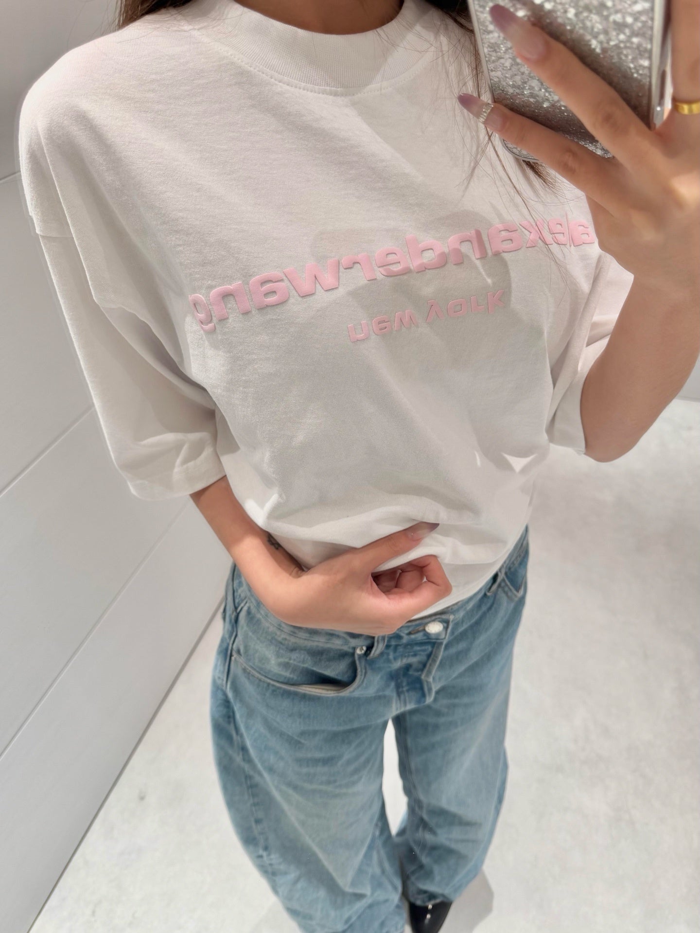 ALEXANDER WANG T-SHIRT - SUPER CLONE