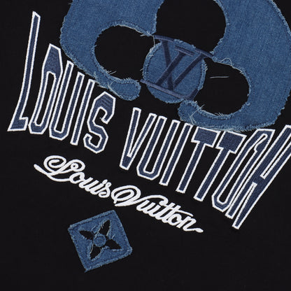 LOUIS VUITTON T-SHIRT - SCHWARZ / WEIß - SUPER CLONE 260g