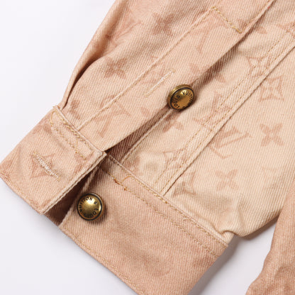 LOUIS VUITTON MONOGRAM DENIM SHIRT JACKET – BEIGE VINTAGE EDITION – mit Tags – 1:1 HIGH END