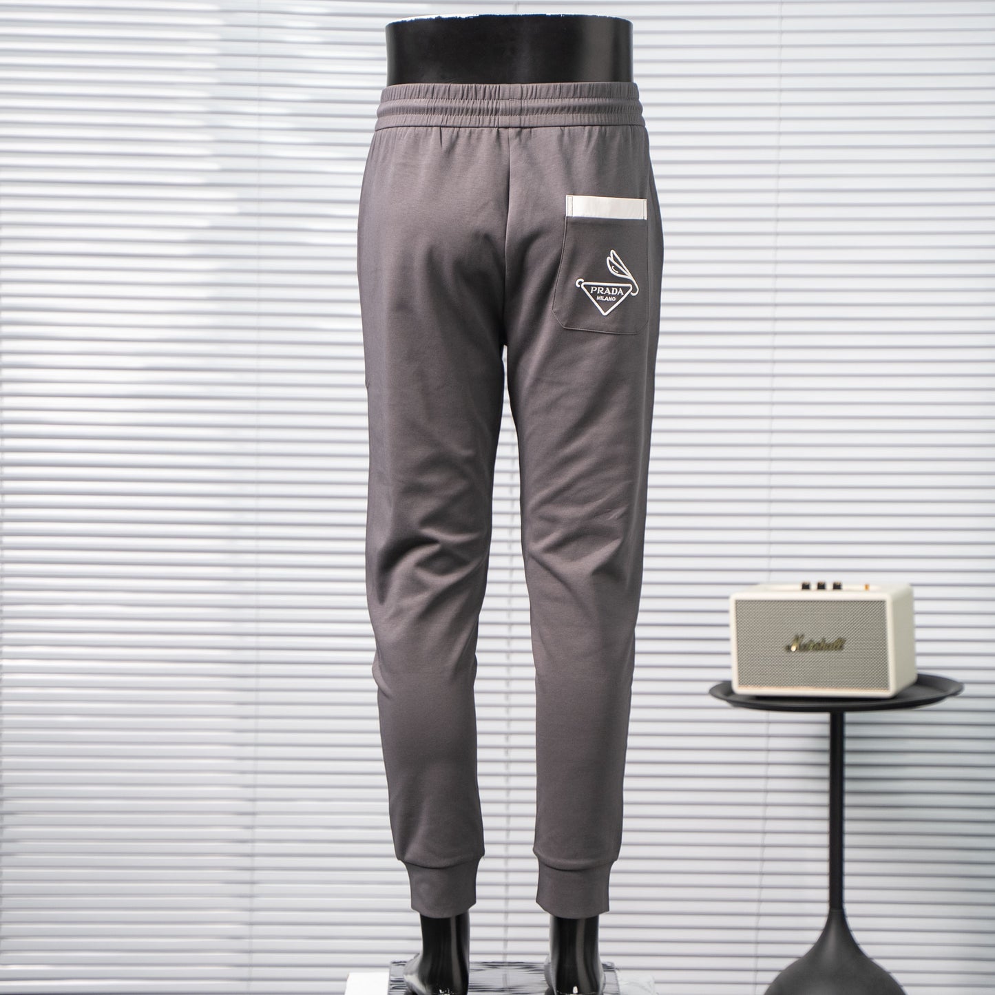 PRADA 2025SS INVERTED TRIANGLE CONTRAST POCKET TRACK PANTS – 1:1 HIGH END