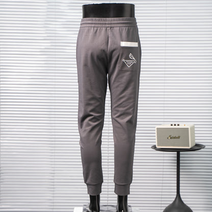 PRADA 2025SS INVERTED TRIANGLE CONTRAST POCKET TRACK PANTS – 1:1 HIGH END