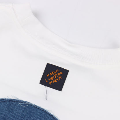 LOUIS VUITTON T-SHIRT - SCHWARZ / WEIß - SUPER CLONE 260g