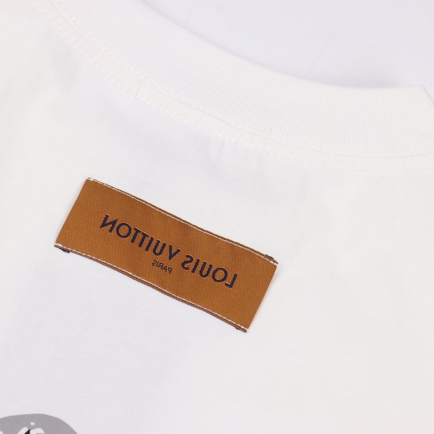 LOUIS VUITTON T-SHIRT - SCHWARZ / WEIß - SUPER CLONE 260g