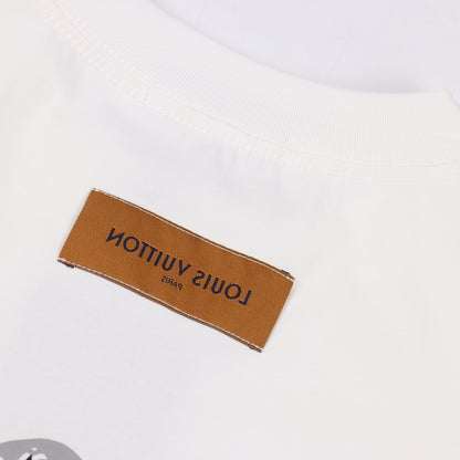 LOUIS VUITTON T-SHIRT - SCHWARZ / WEIß - SUPER CLONE 260g