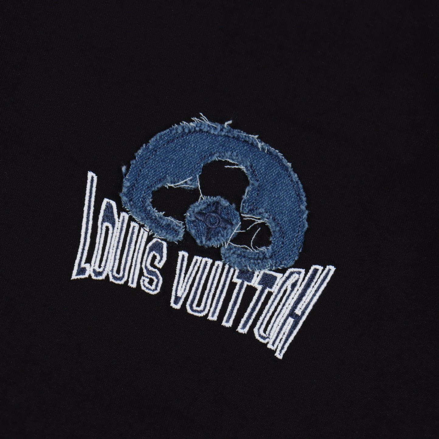 LOUIS VUITTON T-SHIRT - SCHWARZ / WEIß - SUPER CLONE 260g