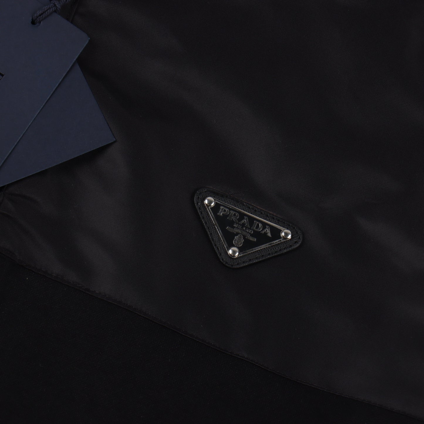 PRADA RE-NYLON ZIP JACKET - SCHWARZ/BLAU – MODEL 1 (S–XL) – mit Tags – 1:1 HIGH END