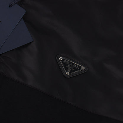 PRADA RE-NYLON ZIP JACKET - SCHWARZ/BLAU – MODEL 1 (S–XL) – mit Tags – 1:1 HIGH END