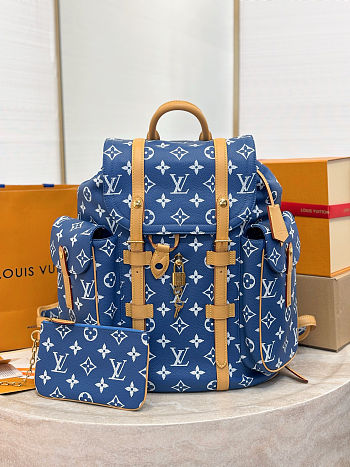 LOUIS VUITTON BACKPACK CHRISPOTHER – Full Set  - 1:1 HIGH END