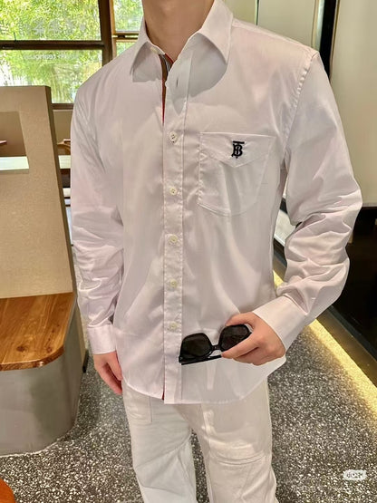 BURBERRY TB ESSENTIAL SHIRT - SUPER CLONE
