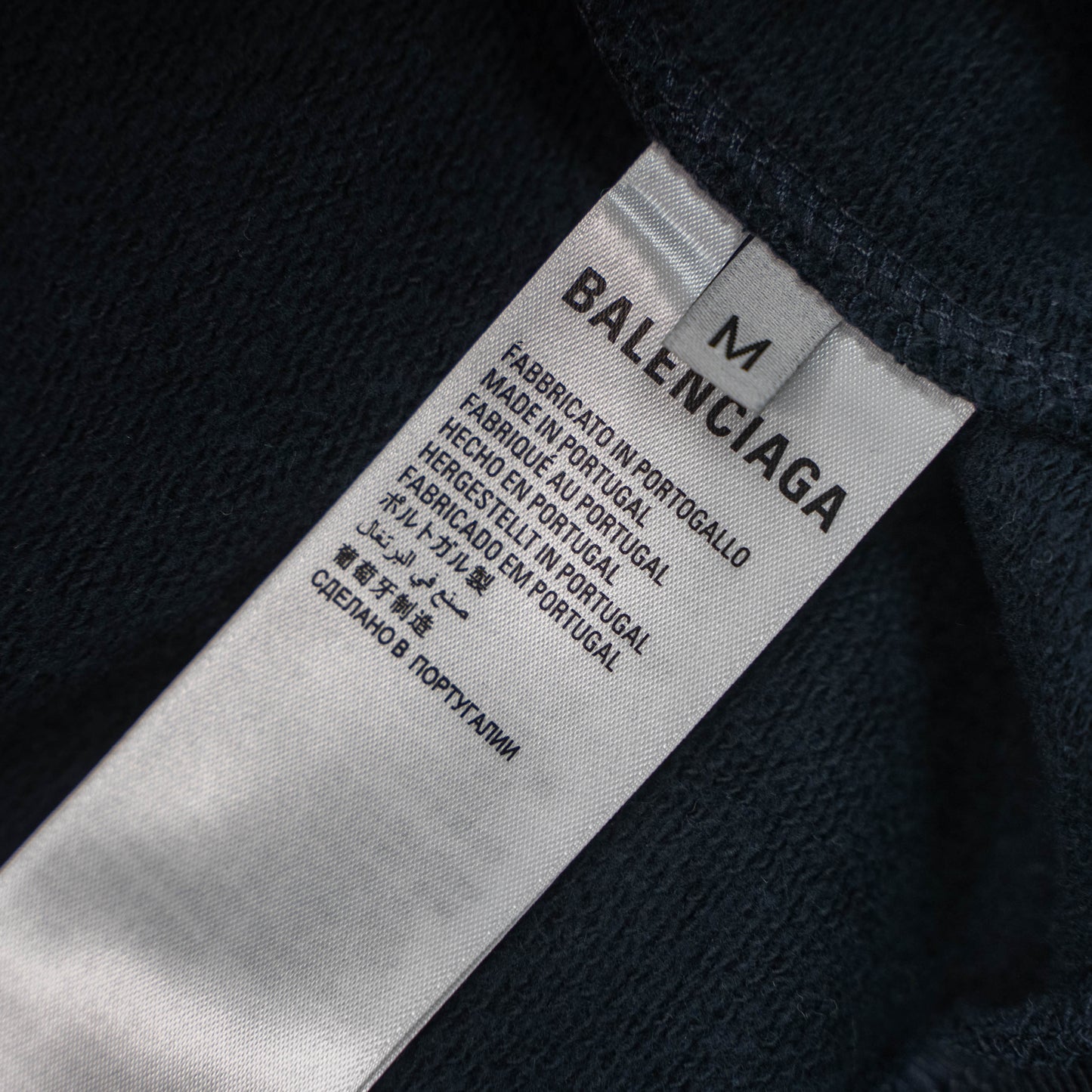 BALENCIAGA EMBROIDERED LOGO V-NECK HOODIE– 1:1 HIGH END