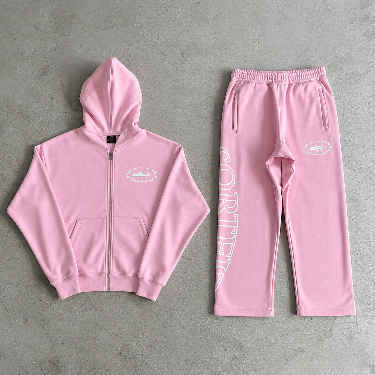 CORTEIZ-STYLE HOODIE & LONG PANTS SET – 5 COLORS – HIGH QUALITY 1:1