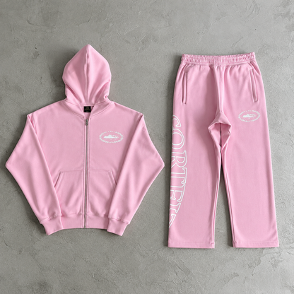 CORTEIZ-STYLE HOODIE & LONG PANTS SET – 5 COLORS – HIGH QUALITY 1:1