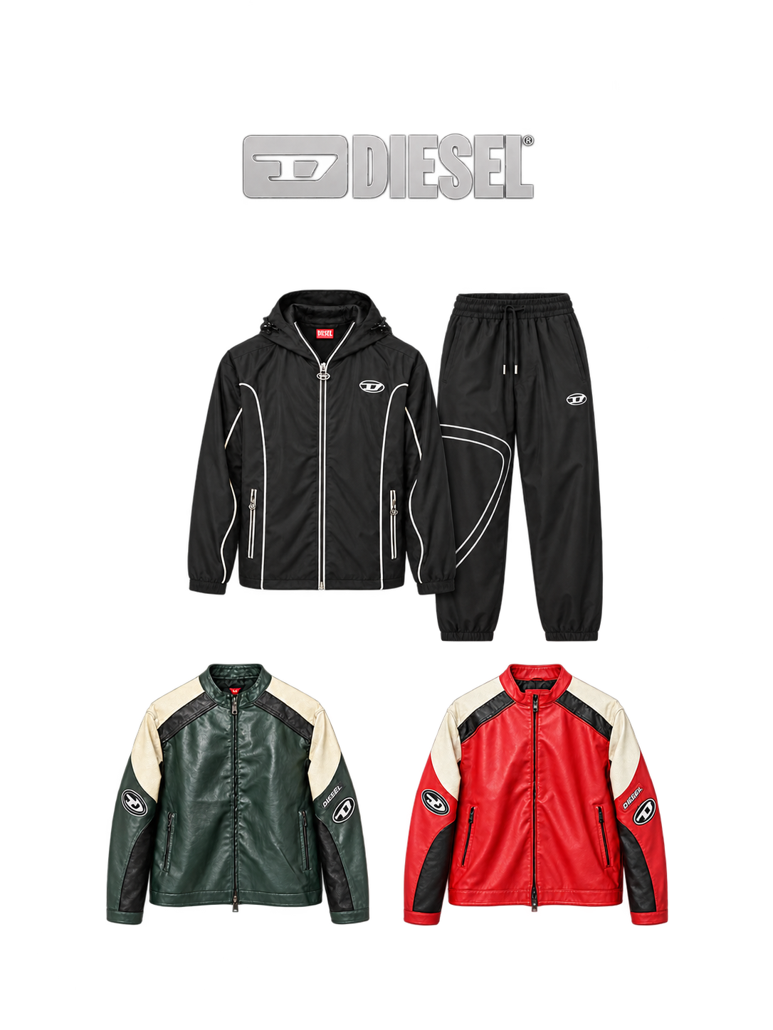 DIESEL JACKETS & TRACKSUIT COLLECTION – 1:1 HIGH END