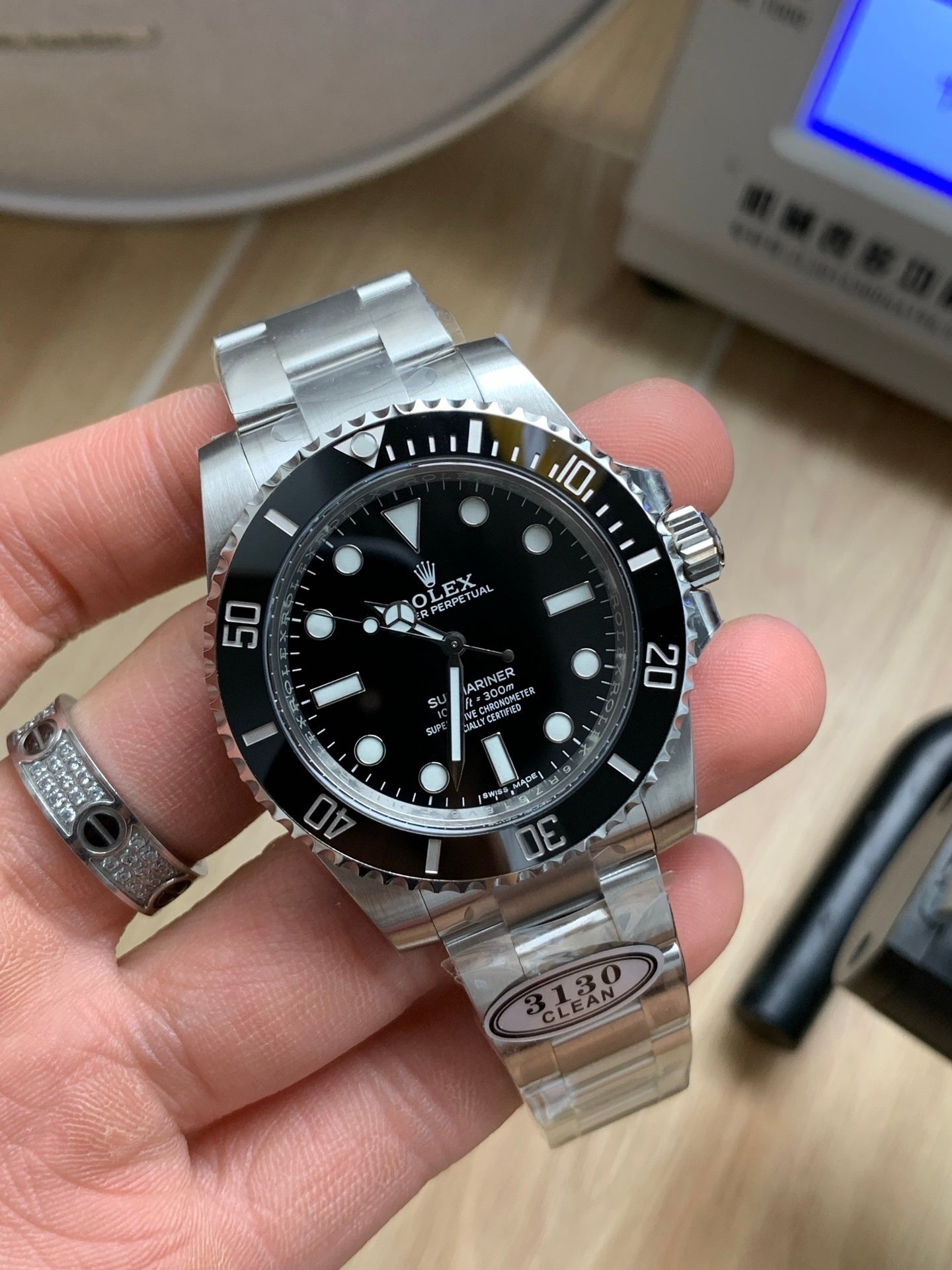 Rolex Datejust 41 mm, cadran gris, lunette plate - SUPER CLONE - MOUVEMENT SUISSE - Bracelet Jubilee
