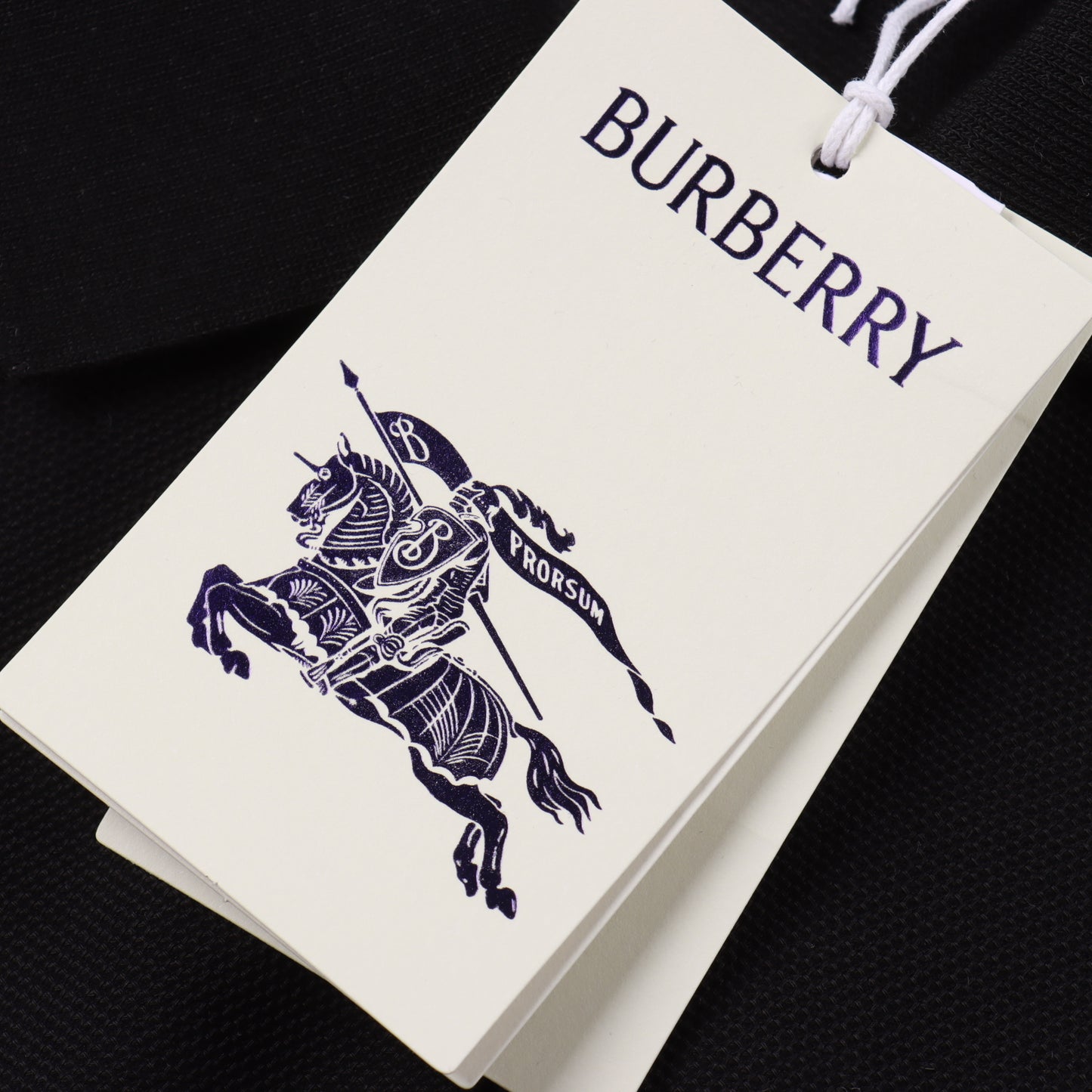 BURBERRY T-SHIRT - SCHWARZ / WEIß - SUPER CLONE 260g