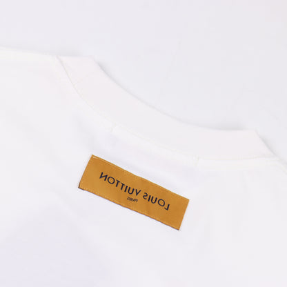 LOUIS VUITTON T-SHIRT - SCHWARZ / WEIß - SUPER CLONE 260g