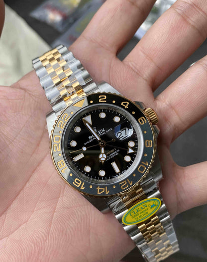 Rolex Datejust 41 mm, cadran gris, lunette plate - SUPER CLONE - MOUVEMENT SUISSE - Bracelet Jubilee