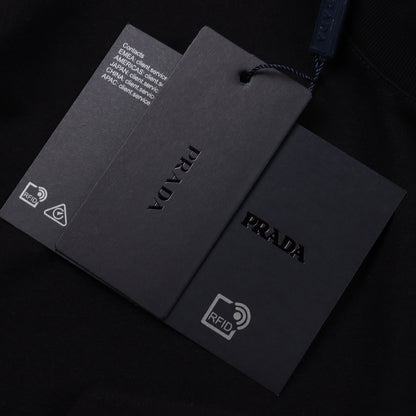 PRADA T-SHIRT - SCHWARZ / WEIß - SUPER CLONE 260g