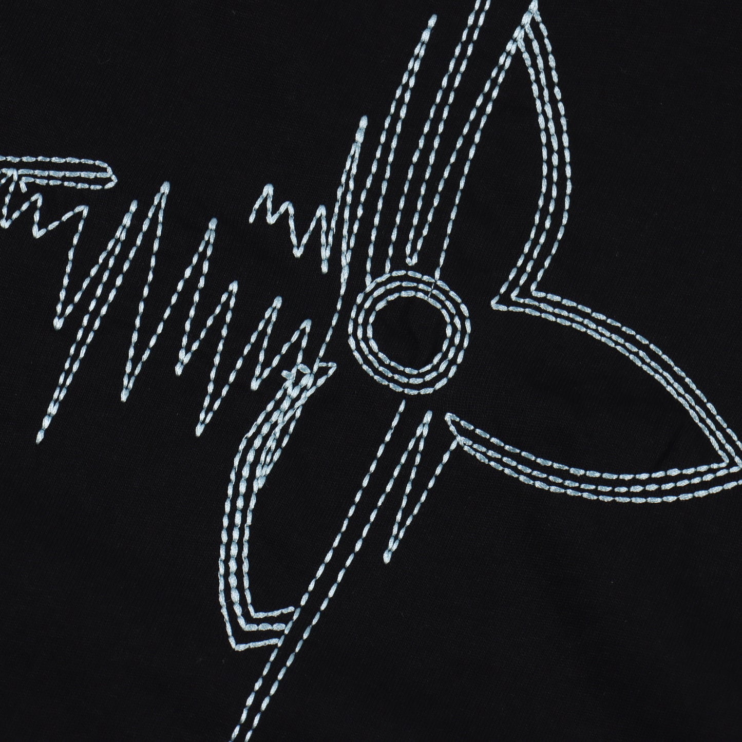 LOUIS VUITTON T-SHIRT - SCHWARZ - SUPER CLONE 260g