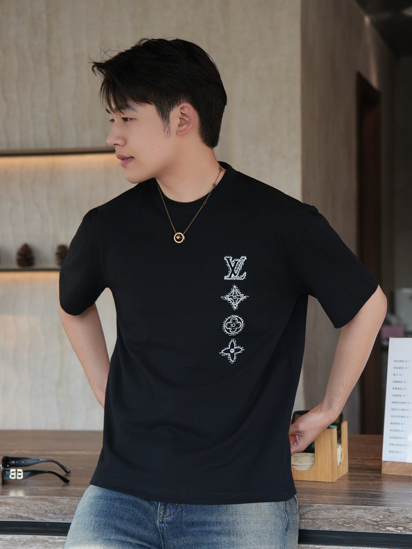 LOUIS VUITTON T-SHIRT - SUPER CLONE 260G