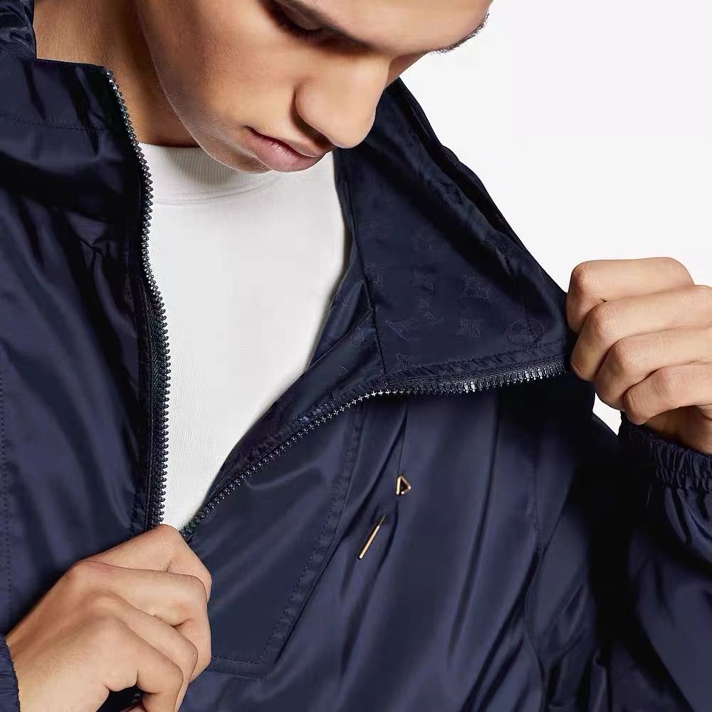 LOUIS VUITTON REVERSIBLE MONOGRAM WINDBREAKER JACKET – 1:1 HIGH END